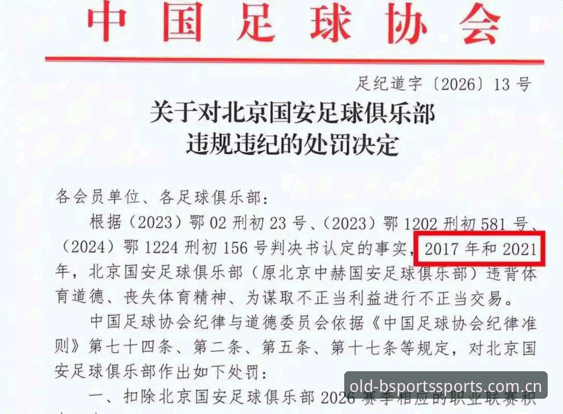 5类足球腐败行为被重罚——解析足协第三批禁足名单背后的行业警示